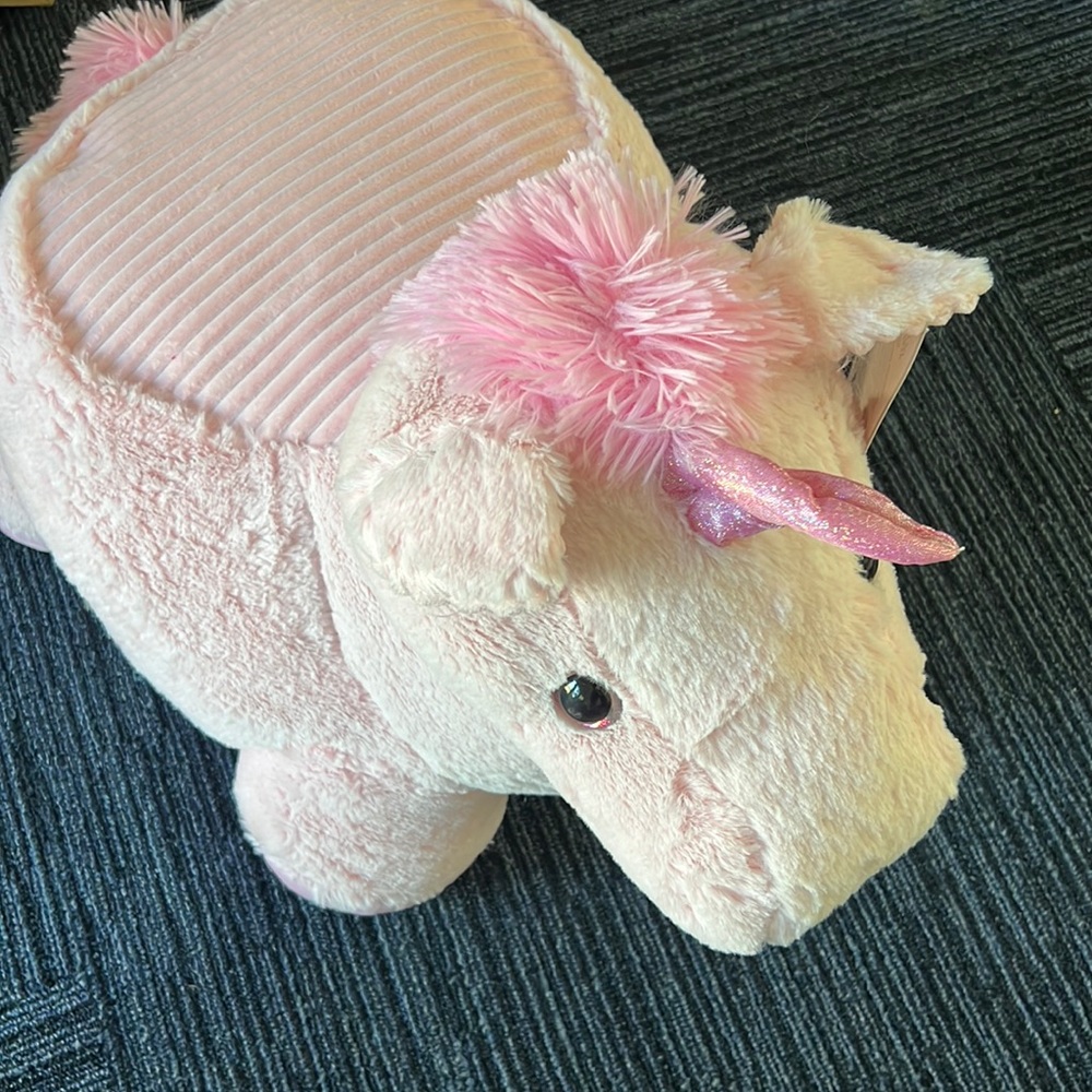 23 inches plush unicorn chair Kelly kids pink